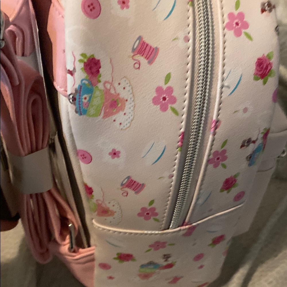 Loungefly Pink Cinderella mini Backpack - Picture 3 of 6